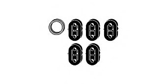 HJS 82 43 8047 Mounting Kit, exhaust system